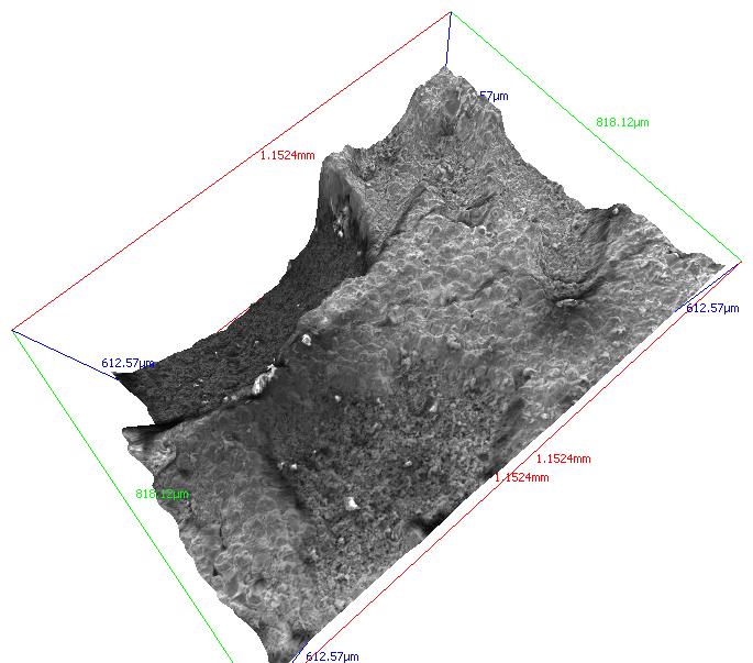 3D image of surface